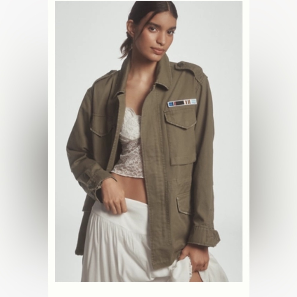 BNWT Anthropologie Army Jacket - M